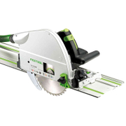 Ръчен потапящ се циркуляр Festool електрически   1600 W, ф 210 мм, 3550 об./мин TS 75 EBQ-Plus FS - promo-pack - 143213