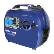 Бензинов генератор за ток REM Power монофазен инверторен обезшумен   2000 W, 3.5 к.с., 7.8 A, 230 V GSEm 2000 SBI - promo-pack - 143545