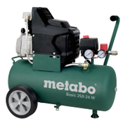 Електрически компресор Metabo    2 к.с., 24 л, 200 л/мин, 8 bar BASIC 250-24W - promo-pack - 143974