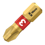 Накрайник бит PH Wera Philips с покритие, торсионен   PH 3, 1/4, 25 мм 851/1 BDC - promo-pack - 144509