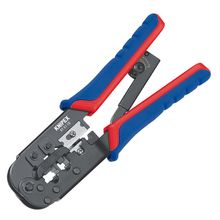 Клещи Knipex кербовъчни за телефонни и компютърни конектори  190 мм, RJ11, RJ45 97 51 10