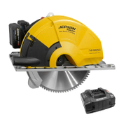 Акумулаторен ръчен циркуляр с 2 батерии и зарядно, 2x18 V, 5.5 Ah, ф 320 мм, 1700 об./мин SHDC 8320E - promo-pack - 145649