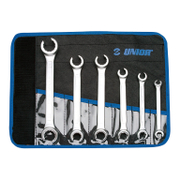 Ключ гаечен Unior двустранен метричен рязан комплект   8-24 мм, 6 бр., DIN 3118 183/2CT - promo-pack - 145623