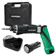 Акумулаторен винтоверт HiKOKI - Hitachi с колекторен двигател   с 2 батерии и зарядно, 3.6 V, 1.5 Ah, 5 Nm, 1/4, шестостен DB3DL2 - promo-pack - 145700