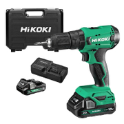 Акумулаторен винтоверт HiKOKI - Hitachi ударен   с 2 батерии и зарядно, 18 V, 2 Ah, 50 Nm, 2-13 мм DV18DA-WCZ - promo-pack - 145703