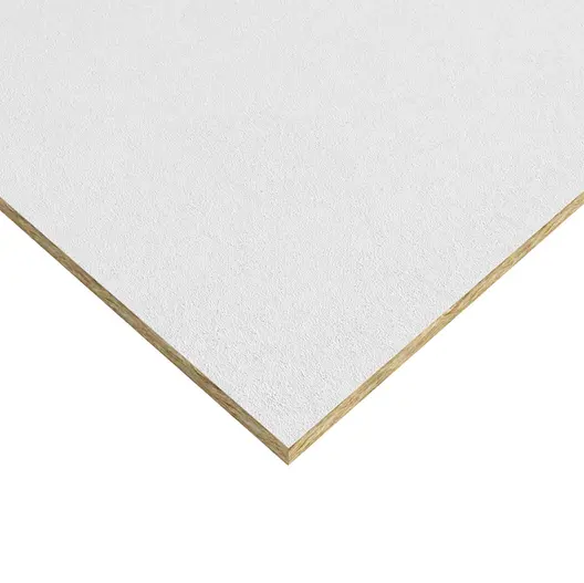 Пано Knauf Ceiling Solutions от минерална вата за окачен таван  15x600x600 мм, бяло, 14 бр., AMF TOPIQ Prime