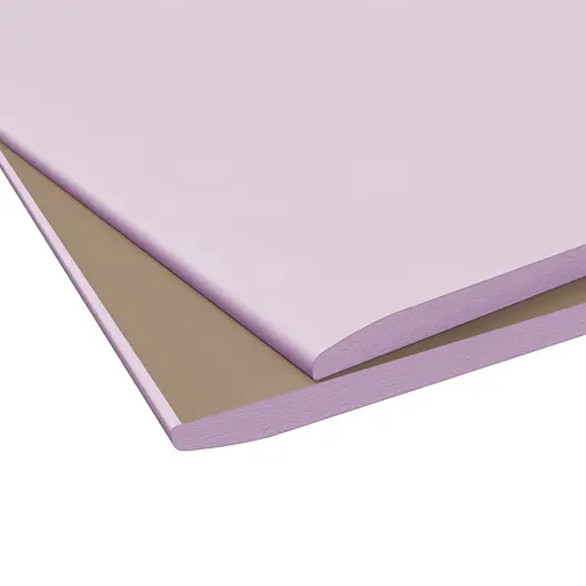 Гипсокартон Knauf за суха среда пожароустойчив  12.5x1200x2000 мм, розов, Type DF