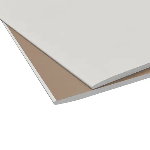 Гипсокартон Knauf за суха среда  6.5x1200x2500 мм, бял, Type A