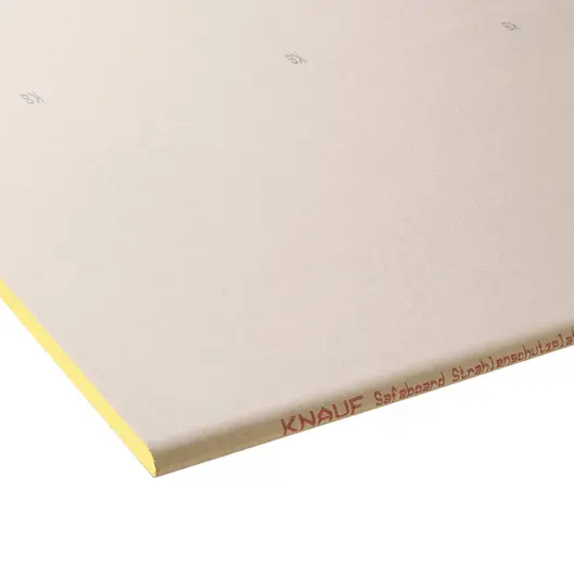 Гипсокартон Knauf за суха среда, за защита от рентгенови лъчи  12.5x625x2400 мм, бял, Safeboard DF