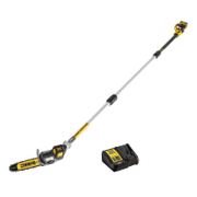 Кастрачка за клони DeWALT акумулаторна с телескопична дръжка  с 1 батерия и зарядно, 18 V, 5 Ah, 20 см, 3/8 , 1.1 мм DCMPS567P1 - promo-pack - 146116