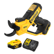 Акумулаторна лозарска ножица DeWALT    с 1 батерия и зарядно, 18 V, 5 Ah, ф 38 мм DCMPP568P1 - promo-pack - 146216