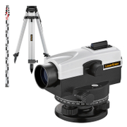 Нивелир оптичен Laserliner комплект   26x, до 200 м, 0.0015 мм/м 26 Plus - promo-pack - 146343