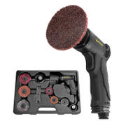 Шлайф Rodcraft орбитален пневматичен  365 л/мин, 6 bar, ф 50 мм, ф 75 мм, 15 000 об./мин RC7681K - promo-pack - 146302