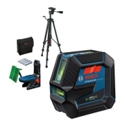 Комбиниран лазерен нивелир с тринога Bosch с 2 линии и 2 точки   15 м, 50 м, 0.3 мм/м GCL 2-50 G - promo-pack - 146313
