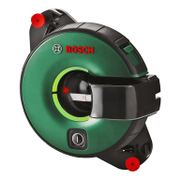 Линеен лазерен нивелир Bosch с 1 лъч и вградена ролетка   1.7 м, 0.3 мм/м Atino - promo-pack - 146315