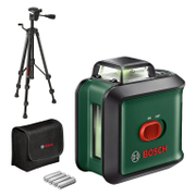 Линеен лазерен нивелир Bosch с 2 лъча с тринога   24 м, 0.4 мм/м UniversalLevel 360 - promo-pack - 146319