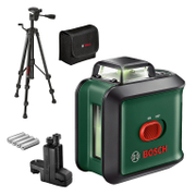 Линеен лазерен нивелир Bosch с 2 лъча с тринога   24 м, 0.4 мм/м UniversalLevel 360 - promo-pack - 146320