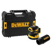 Шлайф DeWALT орбитален с плавно регулиране акумулаторен без батерия и зарядно, 18 V, ф 125 мм, 8000-12 000 об./мин DCW210NT - promo-pack - 146454