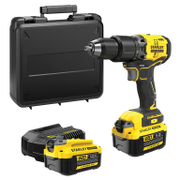 Акумулаторен винтоверт Stanley ударен   с 2 батерии и зарядно, 18 V, 4 Ah, 60 Nm, 1.5-13 мм SFMCD715M2K - promo-pack - 146771