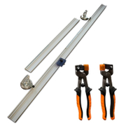 Ръчна машина за рязане на  плочки Edma комплект с клещи   3000 мм, 8 мм, волфрамов карбид  - promo-pack - 146867