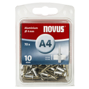 Попнит Novus със стандартна периферия   ф 4x10 мм, 70 бр.  - promo-pack - 147352