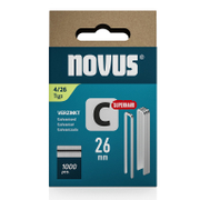 Скоби за такери Novus    тип C4, 6.1x1.1x26 мм, 1000 бр.  - promo-pack - 147359