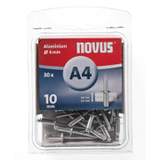 Попнит Novus със стандартна периферия   ф 4x10 мм, 30 бр.  - promo-pack - 147362