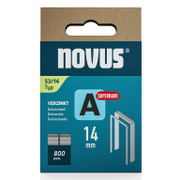 Скоби за такери Novus супер твърди   тип A53, 11.3x0.75x14 мм, 800 бр.  - promo-pack - 147372