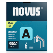 Скоби за такери Novus    тип A53, 11.3x0.75x6 мм, 5000 бр.  - promo-pack - 147373