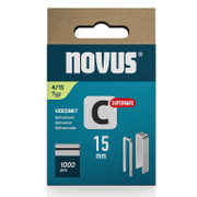Скоби за такери Novus    тип C4, 6.1x1.1x15 мм, 1000 бр.  - promo-pack - 147379
