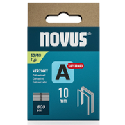 Скоби за такери Novus супер твърди   тип A53, 11.3x0.75x10 мм, 800 бр.  - promo-pack - 147381