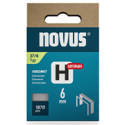Скоби за такери Novus супер твърди   тип H37, 10.6x0.75x6 мм, 1870 бр.  - promo-pack - 147395