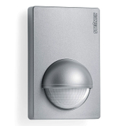 Сензор за движение Steinel инфрачервен външен   1000 W, 180 °, 12 м, сребро IS 180-2 - promo-pack - 147476