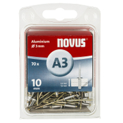 Попнит Novus със стандартна периферия   ф 3х10 мм, 70 бр.  - promo-pack - 147400