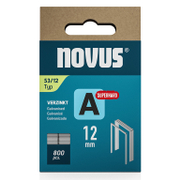 Скоби за такери Novus супер твърди   тип A53, 11.3x0.75x12 мм, 800 бр.  - promo-pack - 147403