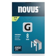Скоби за такери Novus    тип G11, 10.6x1.25x8 мм, поцинкована стомана, 5000 бр.  - promo-pack - 147404