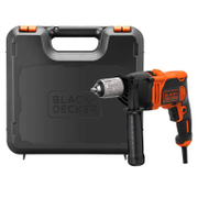 Ударна бормашина Black & Decker кабелна   850 W, 0-3200 об./мин, 1.5-13 мм BEH850K - promo-pack - 147650