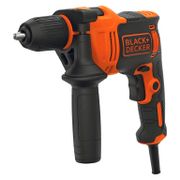 Ударна бормашина Black & Decker кабелна   550 W, 0-2800 об./мин, 1.5-13 мм BEH550 - promo-pack - 147657