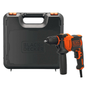 Ударна бормашина Black & Decker кабелна   550 W, 0-2800 об./мин, 1.5-13 мм BEH550K - promo-pack - 147675