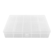 Органайзер за консумативи Tayg пластмасов с прегради   178х140х34 мм, прозрачен N25-1 - promo-pack - 147794