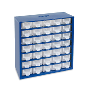 Шкаф модулен Tayg пластмасов за консумативи  с 35 чекмеджета 305х145х328 мм, син  - promo-pack - 147798