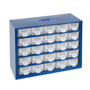 Шкаф модулен Tayg пластмасов за консумативи  с 25 чекмеджета 305х145х237 мм, син 25/0/0 - promo-pack - 147799