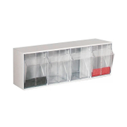 Шкаф модулен Tayg пластмасов за консумативи  с 4 чекмеджета 600х168х206 мм, бял  - promo-pack - 147802