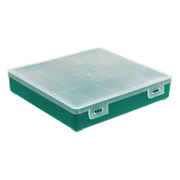 Органайзер за консумативи Tayg пластмасов с прегради   215х207х42 мм, зелен 33-15 - promo-pack - 147804