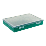 Органайзер за консумативи Tayg пластмасов с прегради   330x247x54 мм, зелен 13-32 - promo-pack - 147806