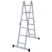 Стълба алуминиева Krause многофункционална сгъваема с платформа   4x3 бр., 150 кг, 3.5 м Corda - promo-pack - 148050