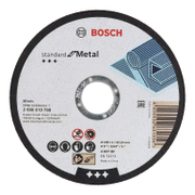 Диск карбофлексен за рязане Bosch на метал   125 мм, 22.23 мм, 1 мм Standard for Metal - promo-pack - 148158