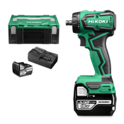 Акумулаторен винтоверт HiKOKI - Hitachi с безчетков двигател   с 2 батерии и зарядно, 18 V, 5 Ah, 55 Nm, 1.5-13 мм DS18DDQ - promo-pack - 148183