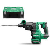 Перфоратор HiKOKI - Hitachi акумулаторен   без батерия и зарядно, SDS-plus, 36 V, 3.2 J, 0-4300 уд./мин DH3628DA - promo-pack - 148240