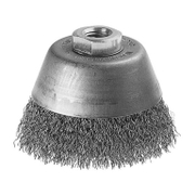 Четка чашковидна за ъглошлайф Wolfcraft от стоманена тел   60 мм, 0.3 мм, M14  - promo-pack - 149222